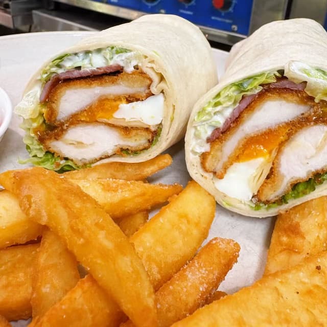 Caesar Wrap & Chips